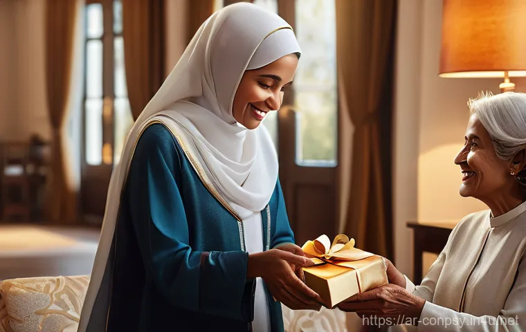 소비자 심리학 연구를 통한 감정 분석 - **Prompt: "A heartwarming scene depicting an emotional connection forged through a thoughtful gift. ...