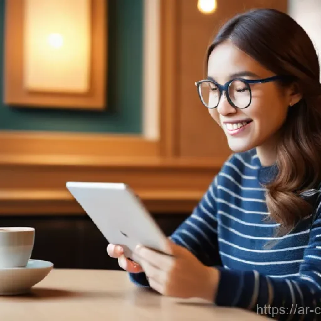 소비자 감정 변화와 브랜드 충성도 - **Prompt:** A heartwarming scene depicting a young woman (early 20s, modest attire) sitting comforta...
