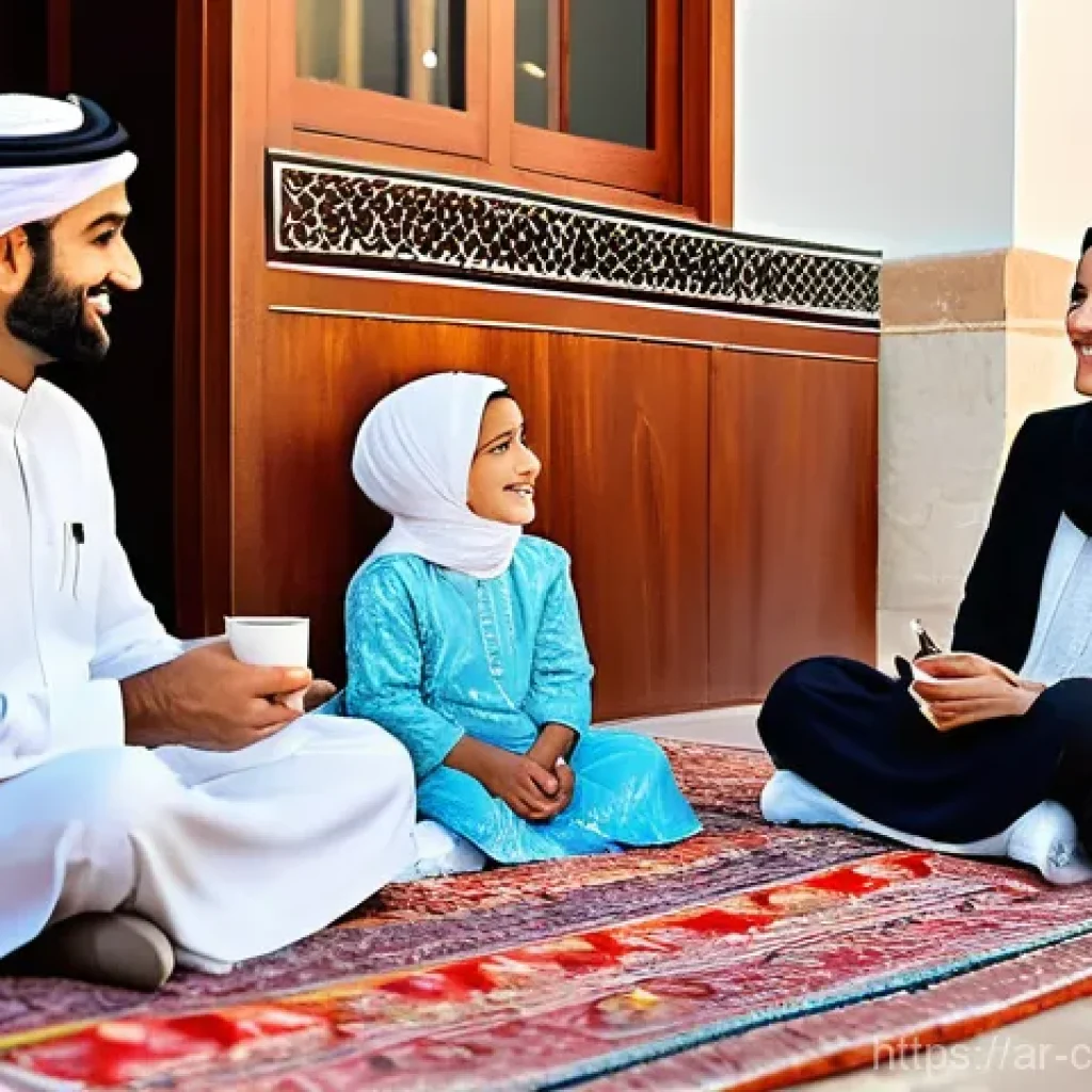 브랜드 충성도와 감정의 역할 - **Prompt 1: A Sense of Belonging and Trust in a Modern Arab Community**
"A vibrant, warm image d...