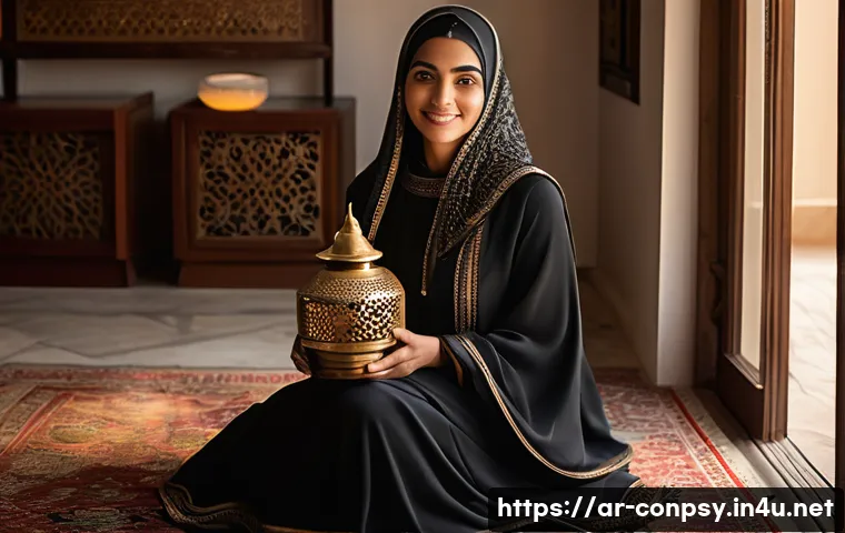 감정적 트리거와 소비자 의사결정 - **Prompt:** A heartwarming scene of an elegant Arab woman in her late 30s, dressed in a stylish yet ...